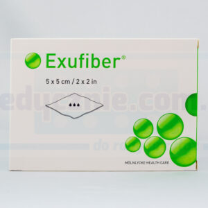 Exufiber 5cm* 5cm medicazione fibrosa gelificante 1pc